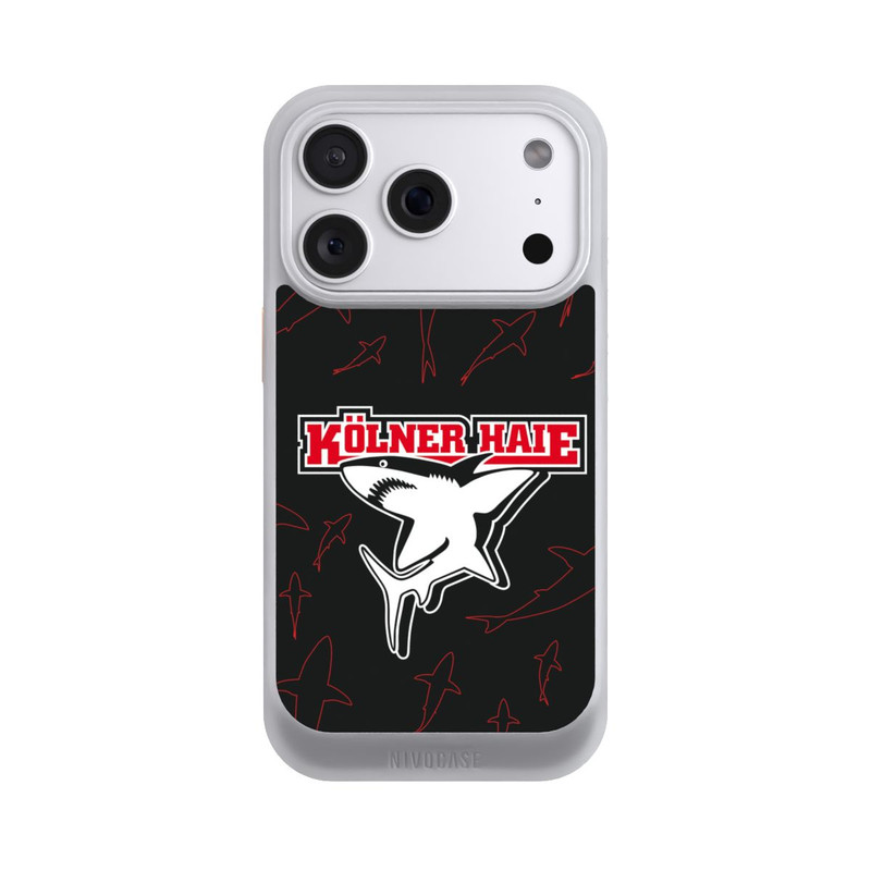 iPhone 18 Pro NIVOcore Haie Muster Rot