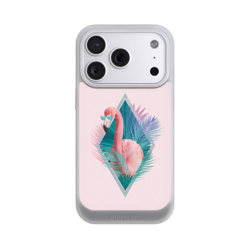 Apple iPhone 18 Pro NIVOcore Tropische Pflanzen Flamingo