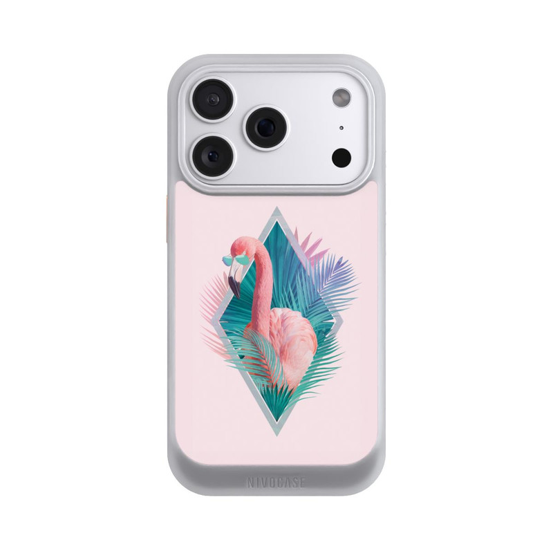 iPhone 18 Pro NIVOcore Tropische Pflanzen Flamingo