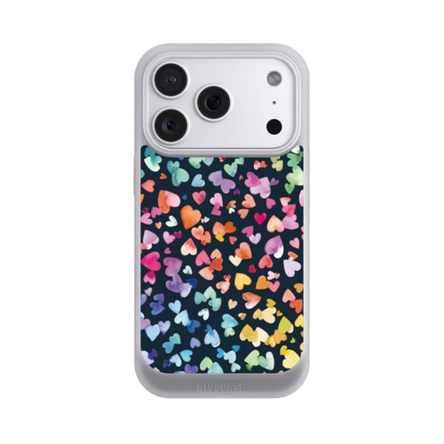 Apple iPhone 18 Pro NIVOcore Valentinstag Herzen Schwarz
