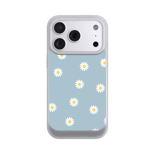 Apple iPhone 18 Pro NIVOcore Gänseblümchen Muster Blau