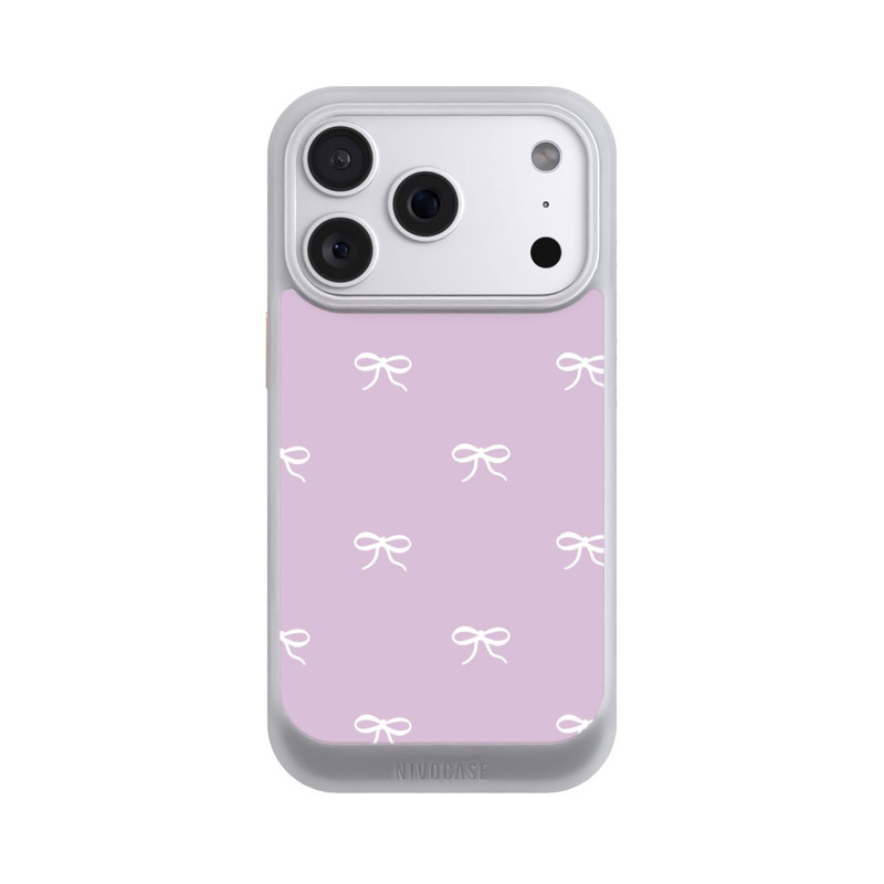 iPhone 18 Pro NIVOcore Schleifen Muster Flieder