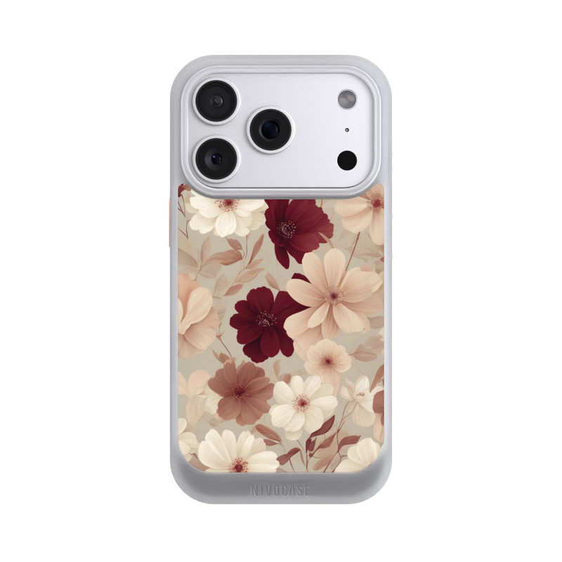 iPhone 18 Pro NIVOcore Romantische Pastellblumen mit KI