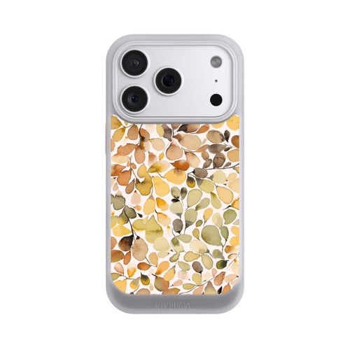 Apple iPhone 18 Pro NIVOcore Eukalyptus Aquarellblätter Braun Herbst