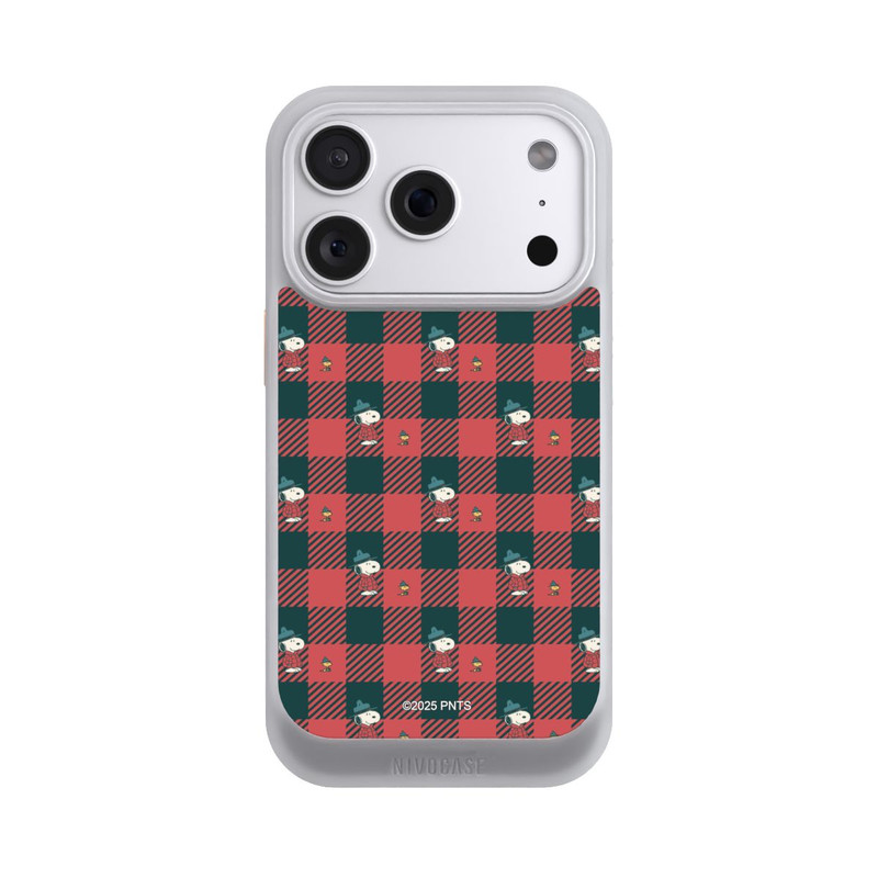 iPhone 18 Pro NIVOcore Peanuts Rot Schottenmuster