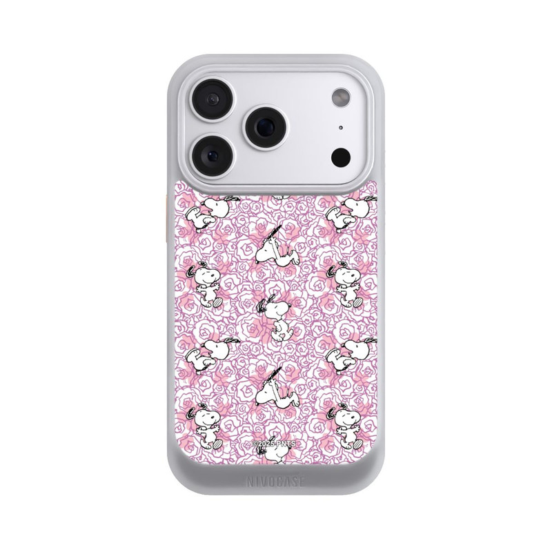 iPhone 18 Pro NIVOcore Peanuts Pink Roses Pattern