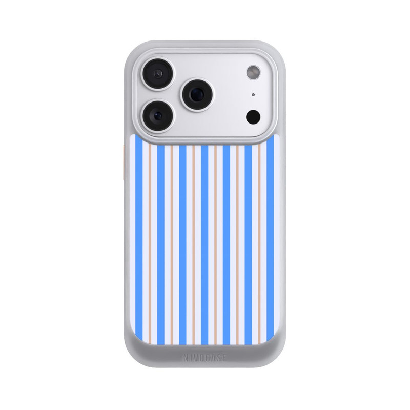 iPhone 18 Pro NIVOcore Stripes Blue Beige