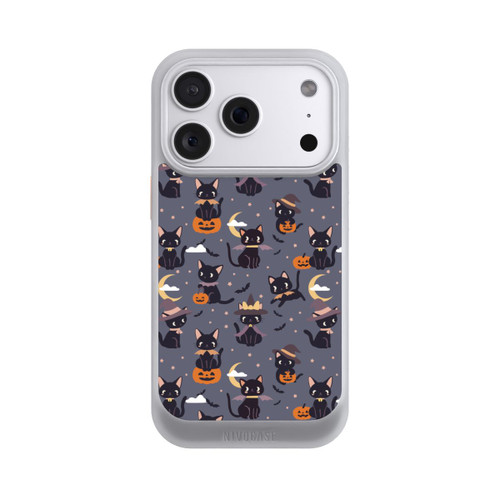 Apple iPhone 18 Pro NIVOcore Cute Halloween Witch Cats and Pumpkins