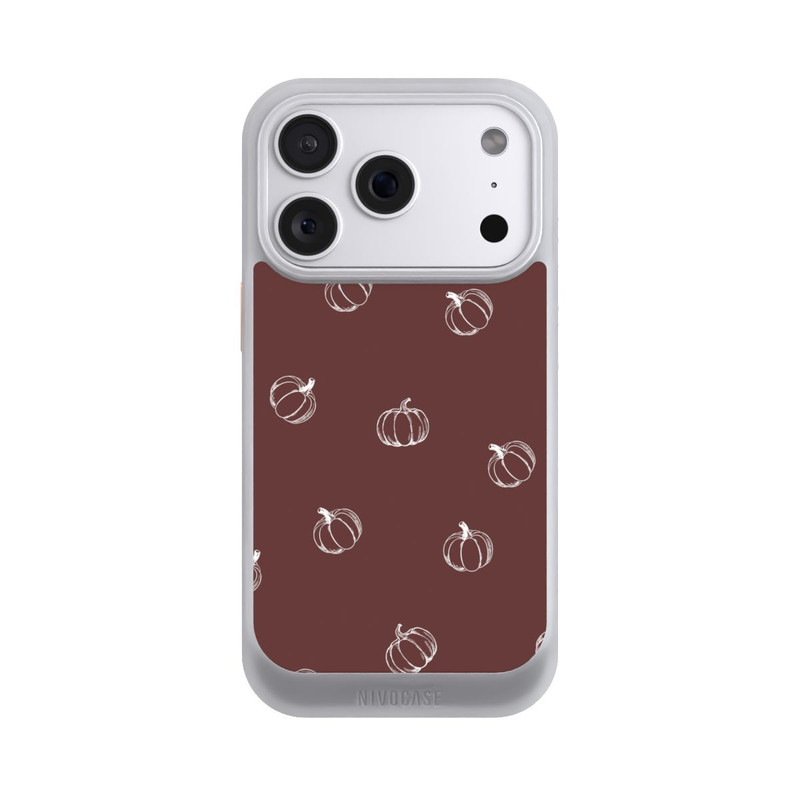 iPhone 18 Pro NIVOcore Pumpkin Season Pattern Brown