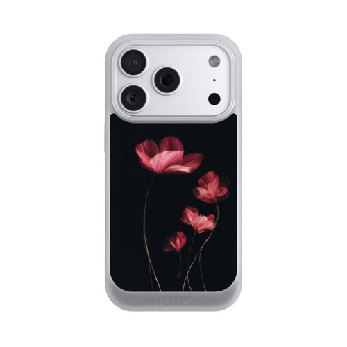 Apple iPhone 18 Pro NIVOcore Burgunder Blüten schwarz