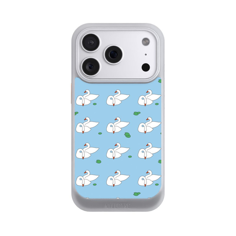 iPhone 18 Pro NIVOcore Ducks Pattern Blue Pond