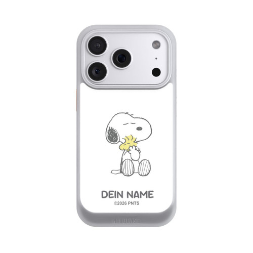 Apple iPhone 18 Pro NIVOcore Snoopy And Woodstock Cuddling Personalisierbar