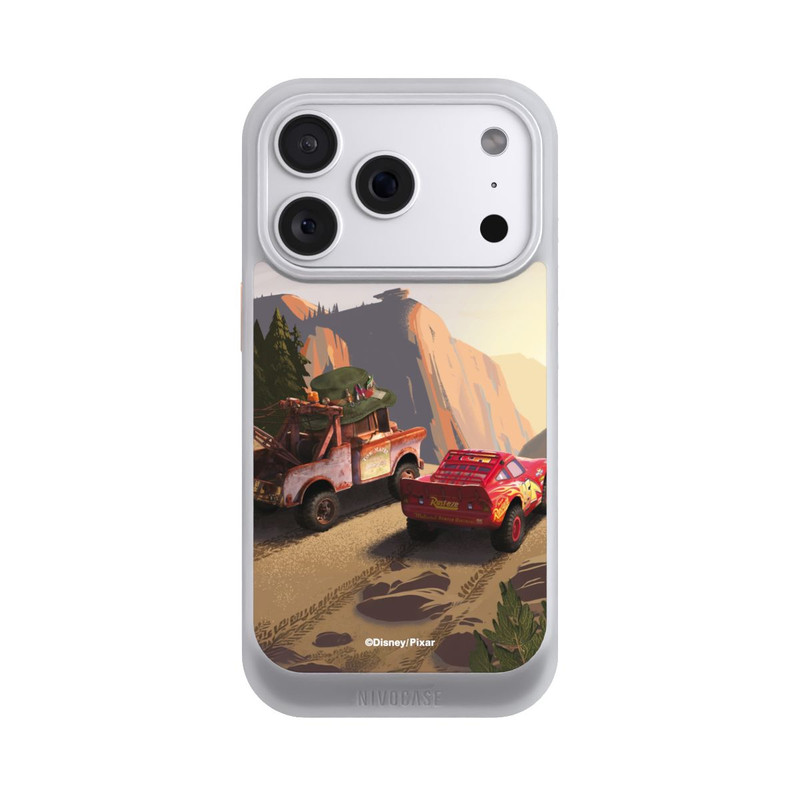 iPhone 18 Pro NIVOcore Disney Pixar Cars Sunset Lightning McQueen and Mater