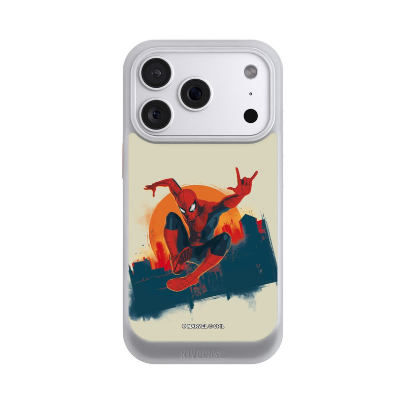 iPhone 18 Pro NIVOcore Spider-Man Hero Force beige