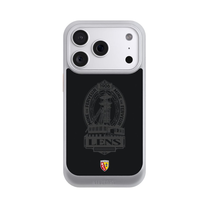 iPhone 18 Pro NIVOcore RC Lens Mine de Ferveur Emblem schwarz