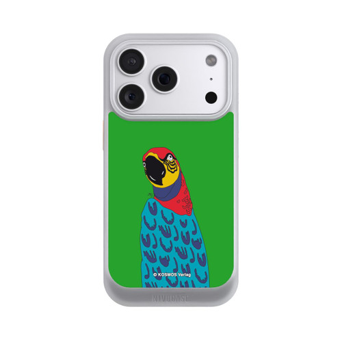 Apple iPhone 18 Pro NIVOcore Drei Fragezeichen und der Super-Papagei