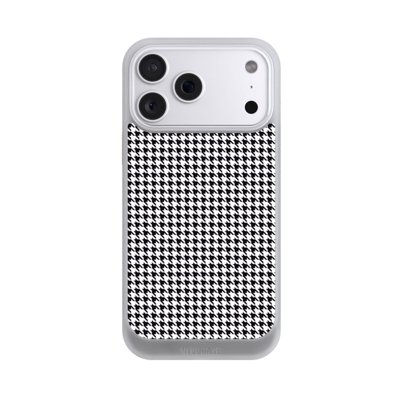 iPhone 18 Pro Max NIVOcore Pied de Poule Noir Blanc