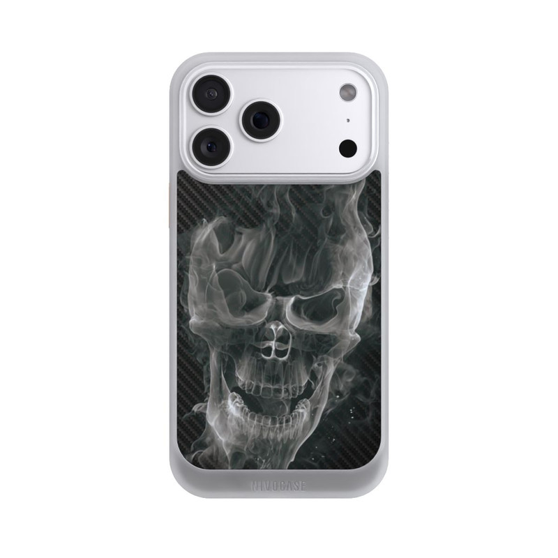 iPhone 18 Pro Max NIVOcore Smoke Skull Carbon