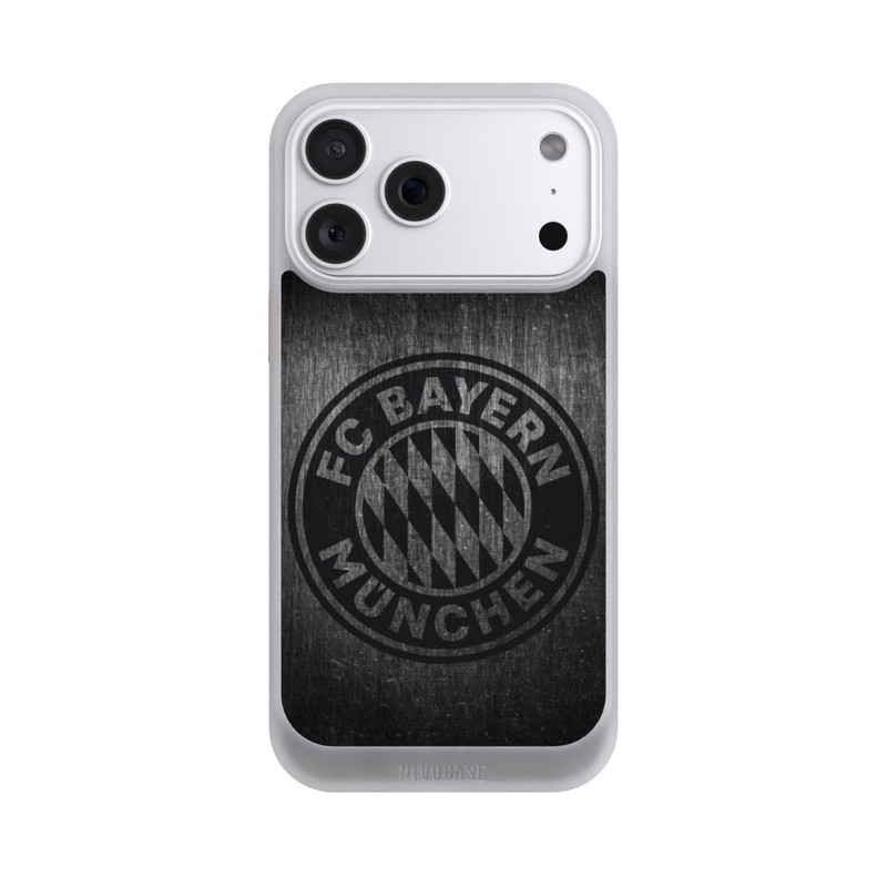 iPhone 18 Pro Max NIVOcore Metalllook FCB Logo einfarbig