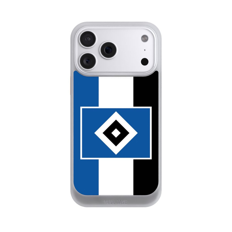 iPhone 18 Pro Max NIVOcore HSV Streifen - Blau-Weiß-Schwarz