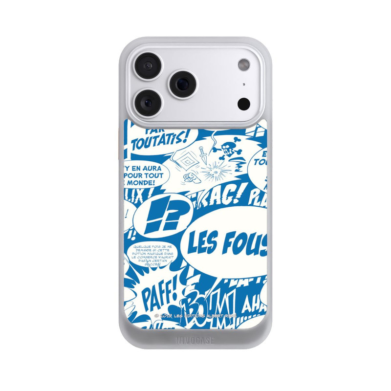 iPhone 18 Pro Max NIVOcore Sprechblasen Asterix Blau