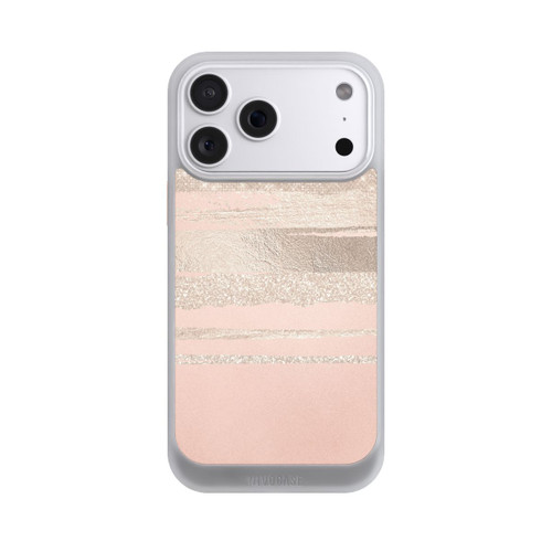 Apple iPhone 18 Pro Max NIVOcore Glitzerschichten (Rosé/Silver) Glitterlook