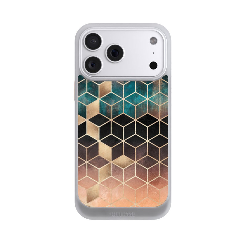 iPhone 18 Pro Max NIVOcore Ombre Traum Würfel Gold Druck