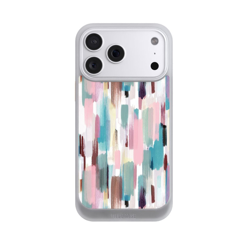 iPhone 18 Pro Max NIVOcore Abstract Brushstrokes Pastel Shades