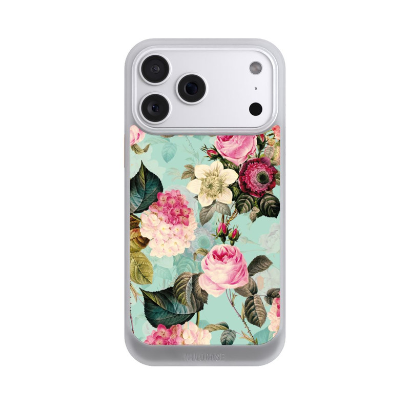 iPhone 18 Pro Max NIVOcore Turquoise Wallpaper Roses