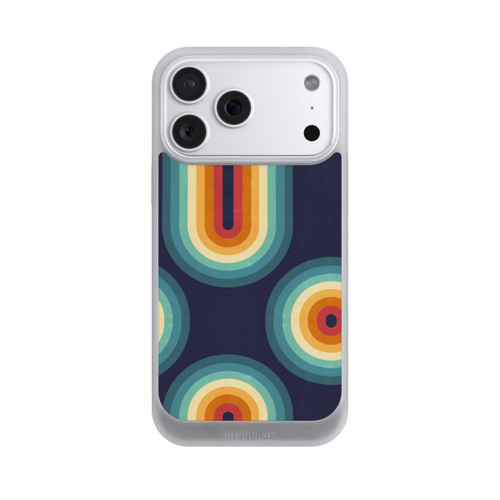 Apple iPhone 18 Pro Max NIVOcore Double Rainbow on Blue