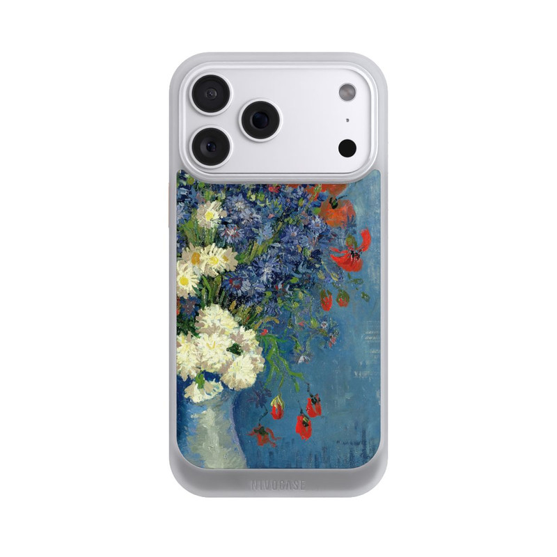 iPhone 18 Pro Max NIVOcore Stillleben Vase mit Kornblumen und Mohnblumen von Vincent Van Gogh