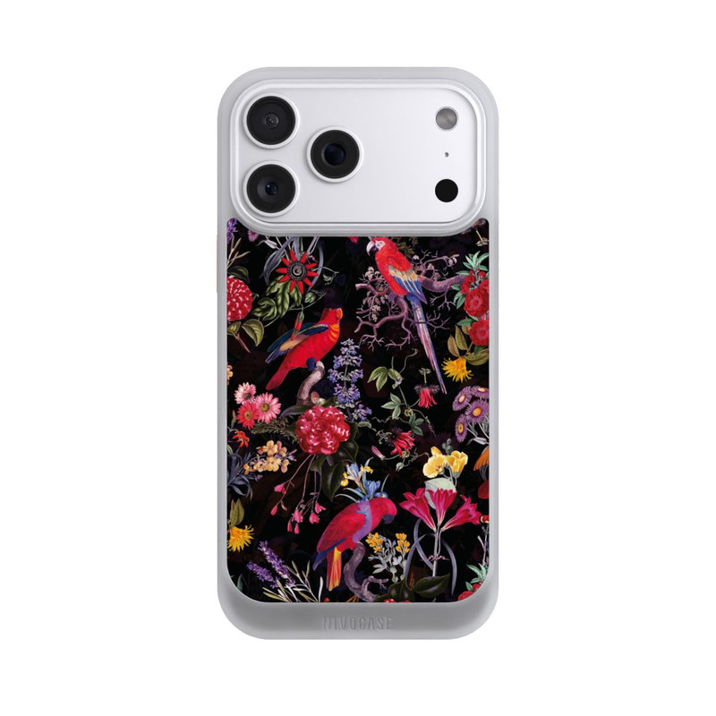 iPhone 18 Pro Max NIVOcore Dark Flowers and Parrots