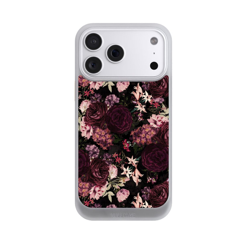iPhone 18 Pro Max NIVOcore Blumentapete dunkelviolett