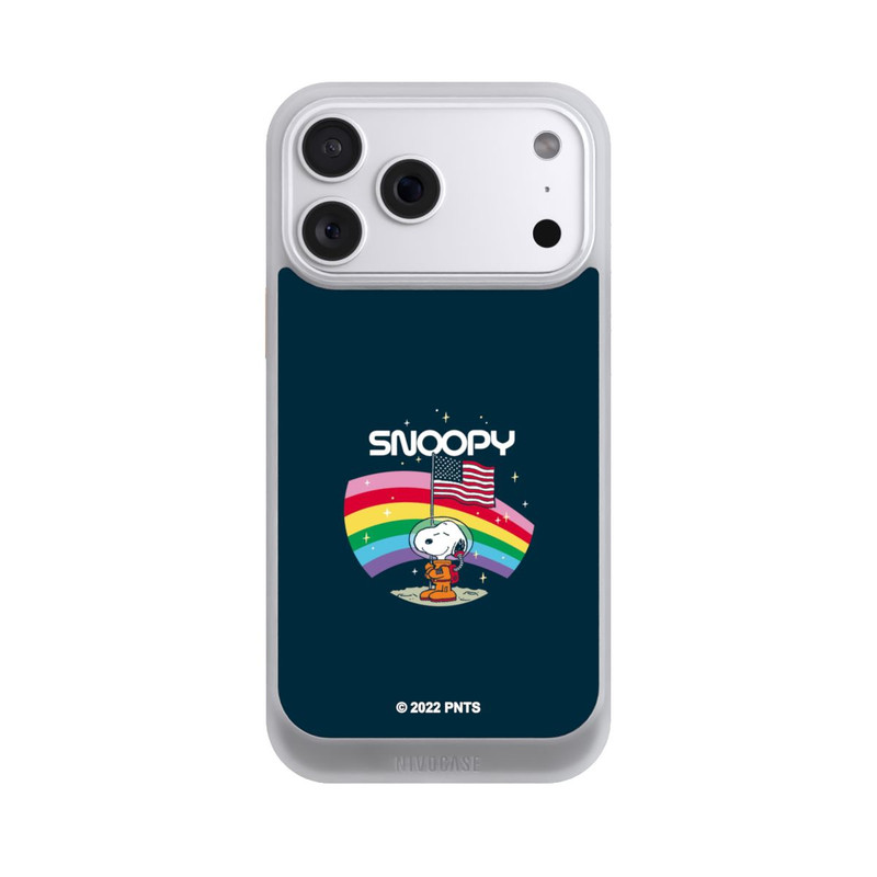 iPhone 18 Pro Max NIVOcore Snoopy Space Traveller Rainbow