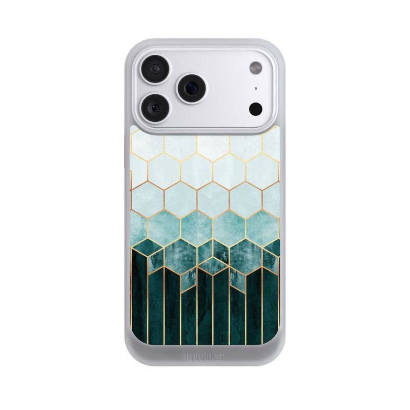 iPhone 18 Pro Max NIVOcore Teal Hexagons