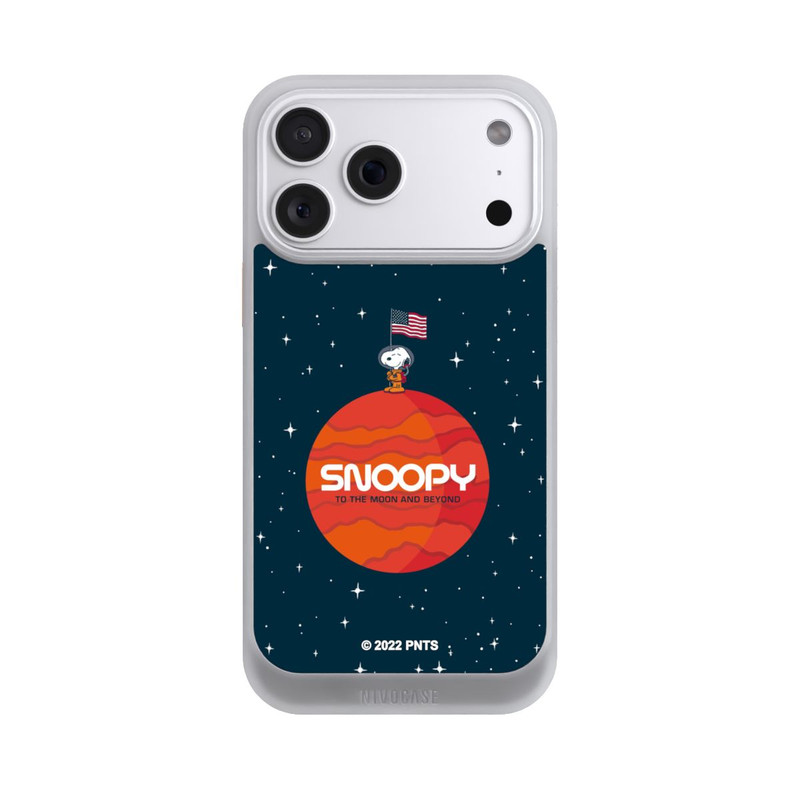 iPhone 18 Pro Max NIVOcore Snoopy Weltraumreisender Orange