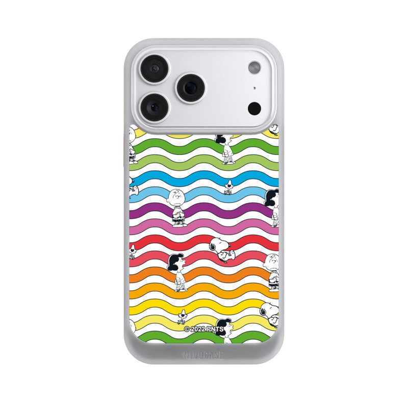 iPhone 18 Pro Max NIVOcore Snoopy Pattern Arc-en-ciel