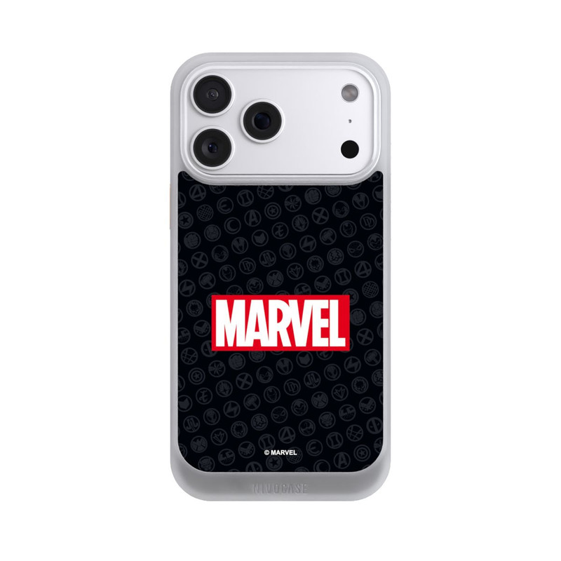 iPhone 18 Pro Max NIVOcore Marvel Logo Noir Rouge