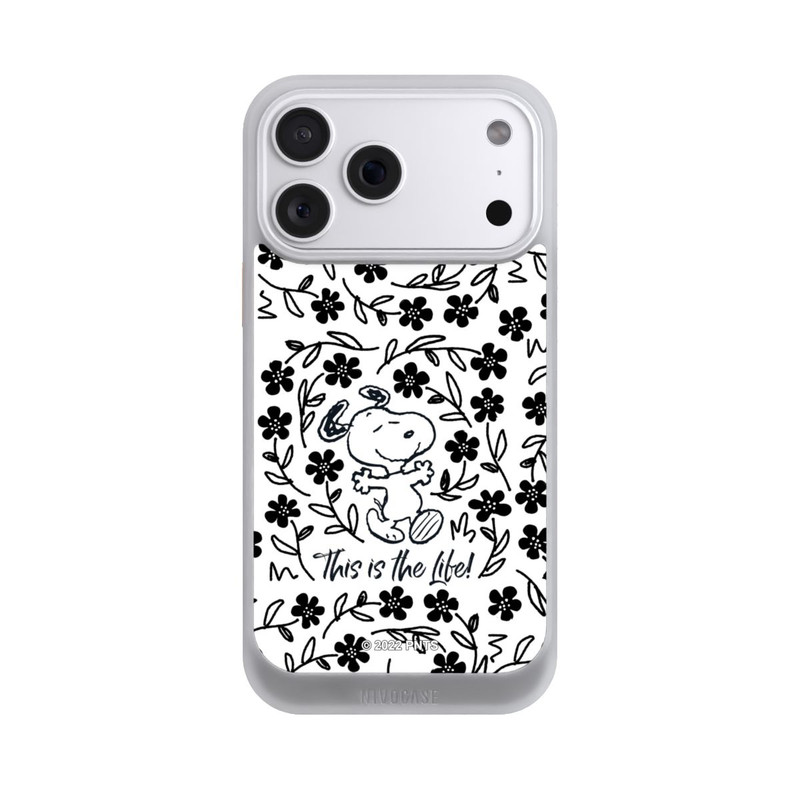 iPhone 18 Pro Max NIVOcore Snoopy schwarz und weiß This Is The Life