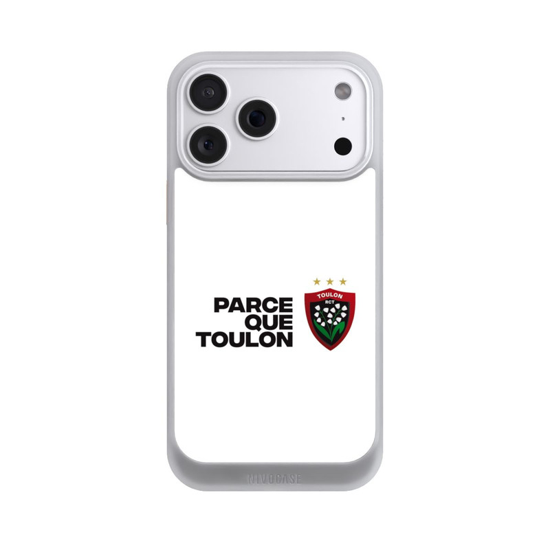 iPhone 18 Pro Max NIVOcore RC Toulonnais PQT Blanc