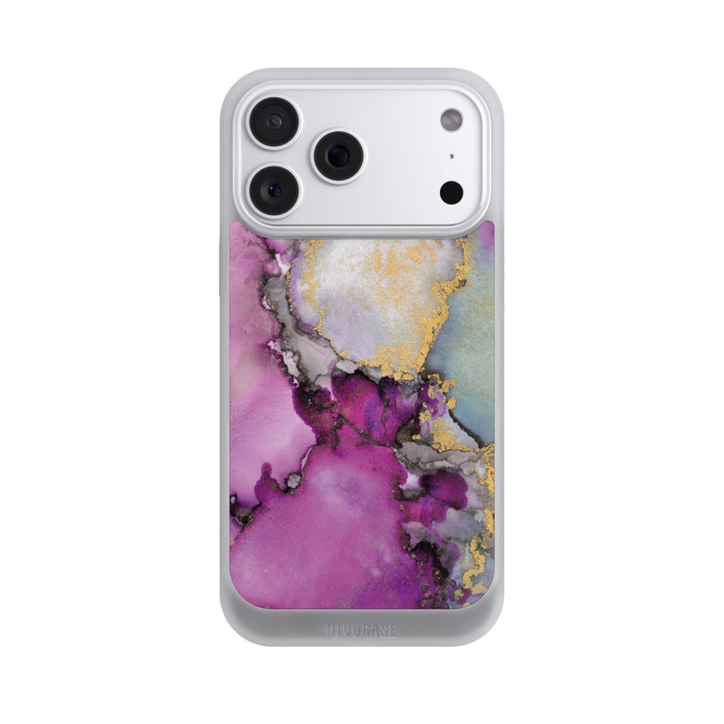 iPhone 18 Pro Max NIVOcore Alcohol Ink Art Pink
