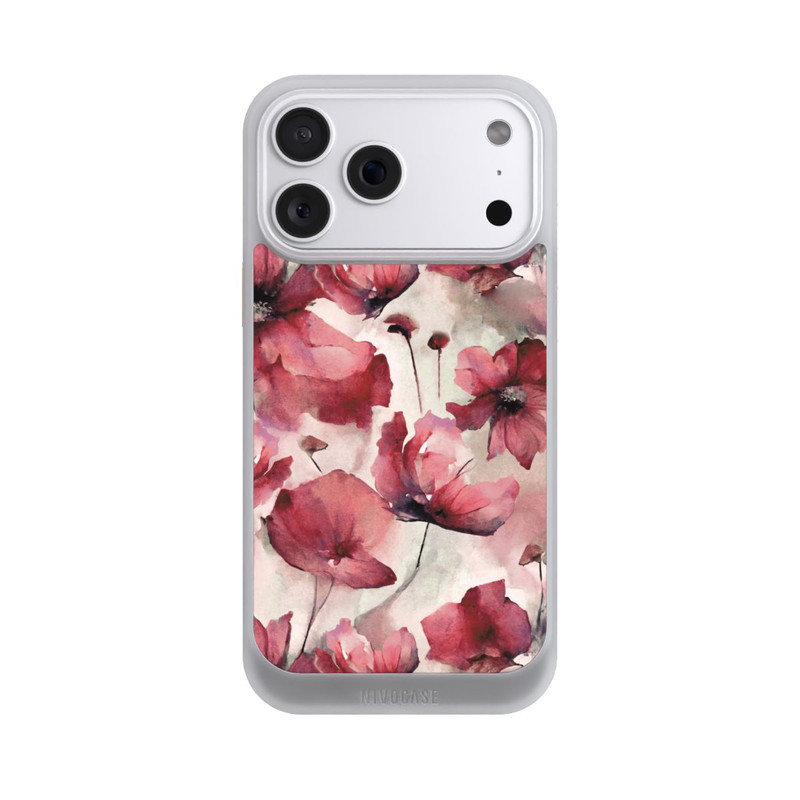 iPhone 18 Pro Max NIVOcore Wilde Mohnblumen Aquarell mit KI