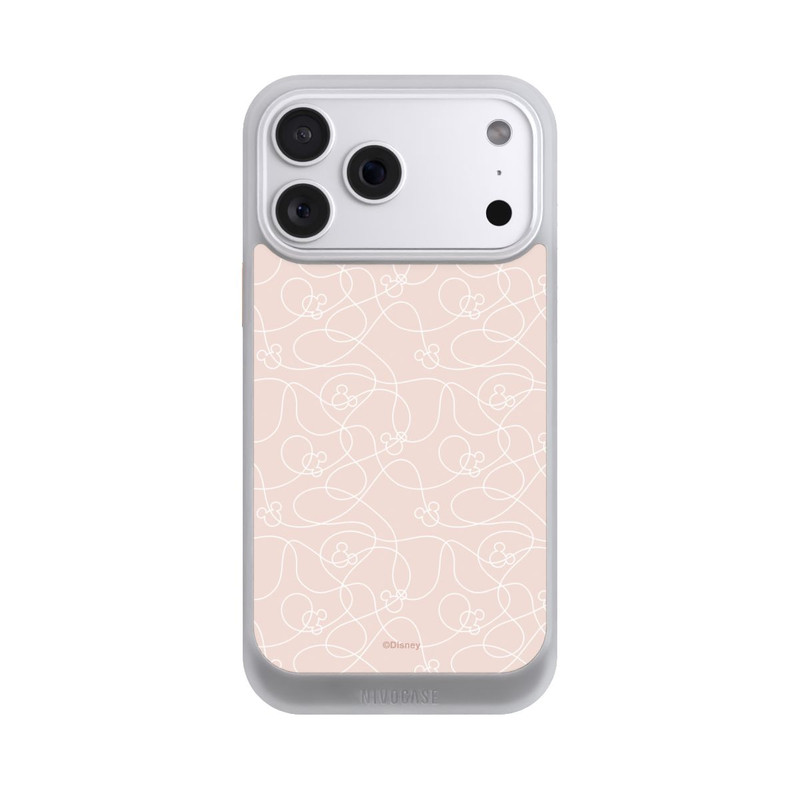 iPhone 18 Pro Max NIVOcore Micky Line Art Pattern Rose 