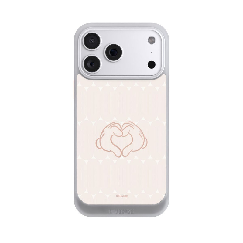 iPhone 18 Pro Max NIVOcore Mains de Mickey Coeur Boho