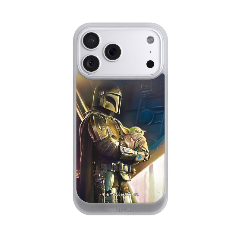 iPhone 18 Pro Max NIVOcore Mandalorianer und Grogu im Schiff