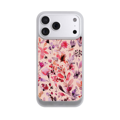 Apple iPhone 18 Pro Max NIVOcore Künstlerische Blumen Viva Magenta