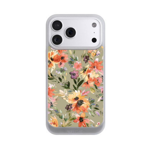 Apple iPhone 18 Pro Max NIVOcore Malerische tropische Blumen Salbeigrün
