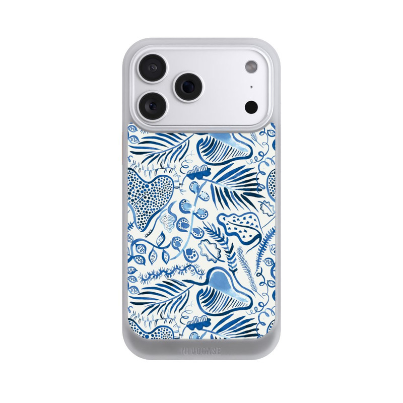 iPhone 18 Pro Max NIVOcore Tropical Forest Leaves Blue