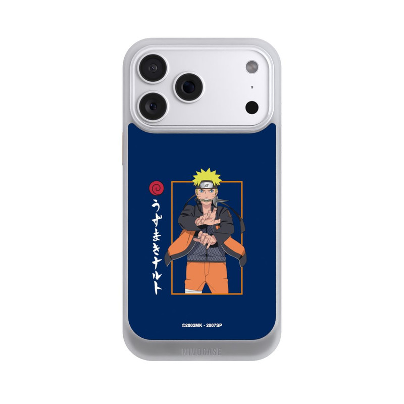 iPhone 18 Pro Max NIVOcore Naruto Kampfposition Blau