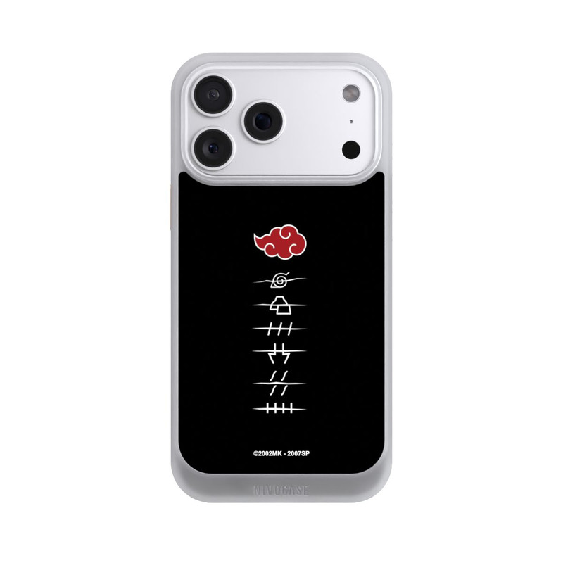iPhone 18 Pro Max NIVOcore Akatsuki Mitgliedssymbole Schwarz